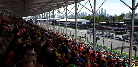 View from the Fangio Grandstand