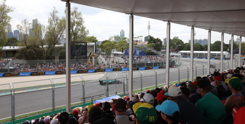 View from the Ricciardo Grandstand