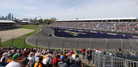 View from the Jones Grandstand