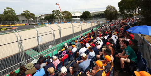View from the Hill Grandstand
