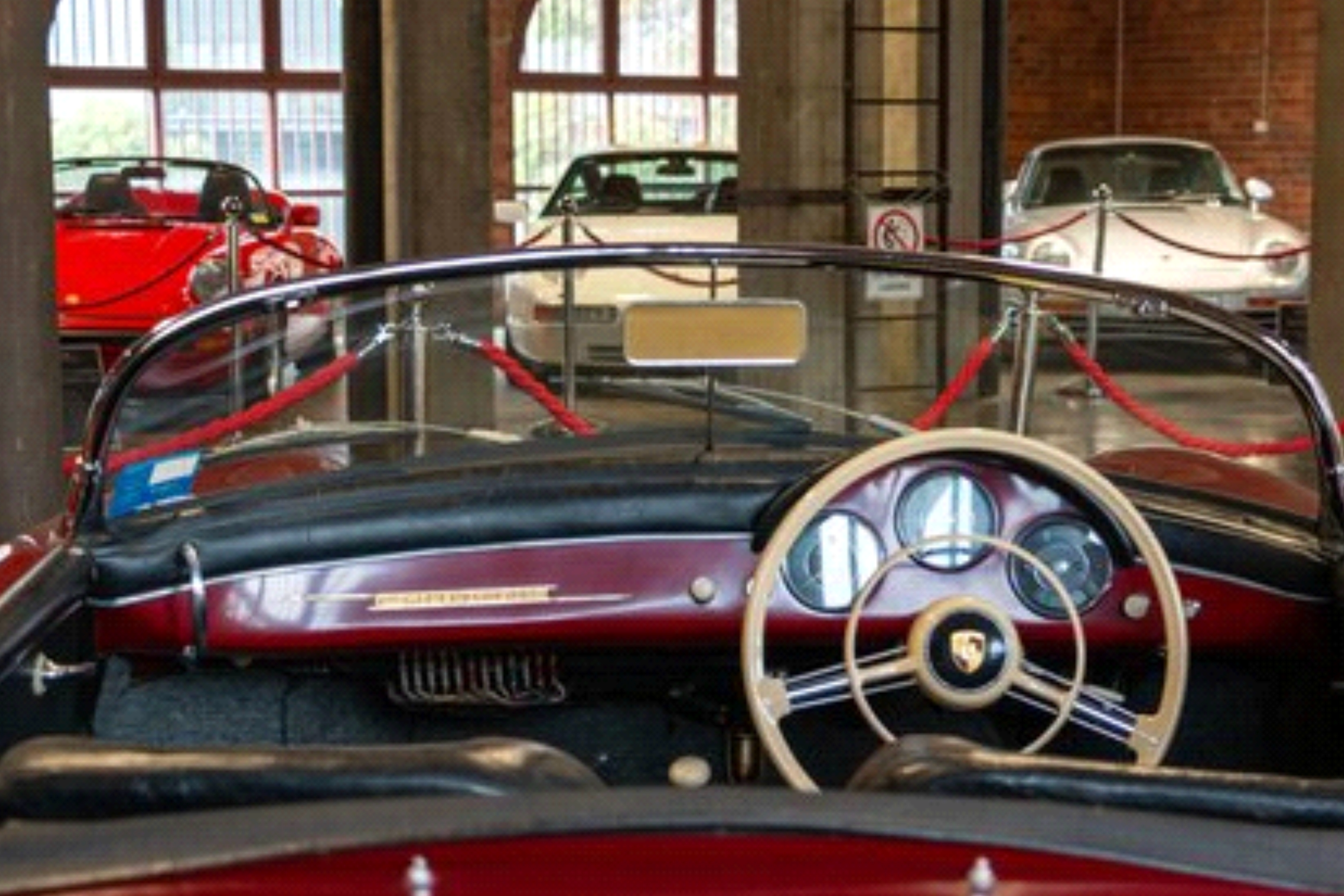 Classic cars on display at the Fox Classic Car Collection