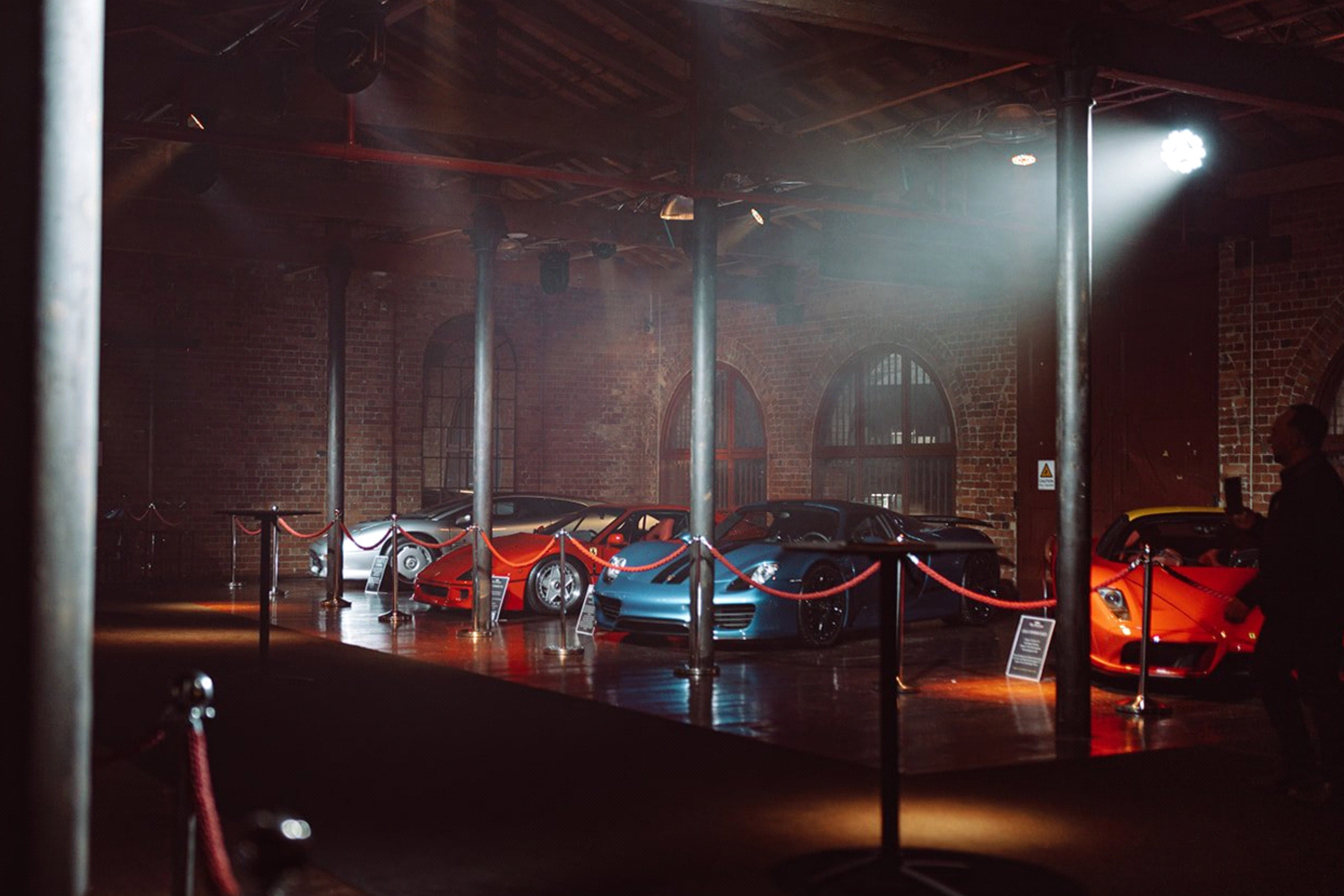 Classic cars on display at the Fox Classic Car Collection