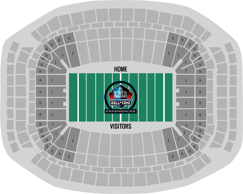 Super Bowl 51 Seating Chart All Silver