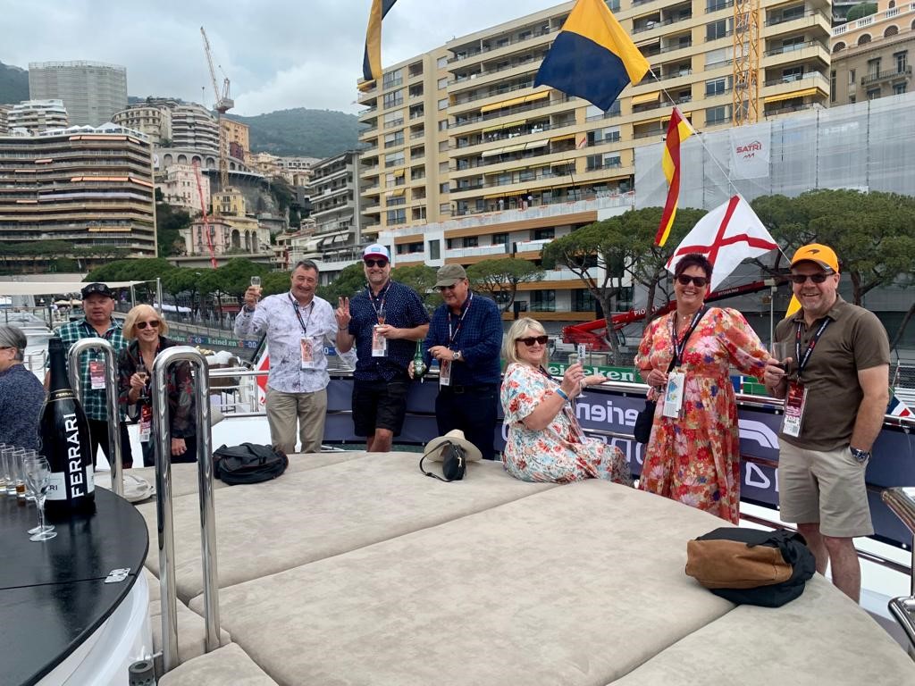 MonacoGP Sportsnet Guest Group Photo